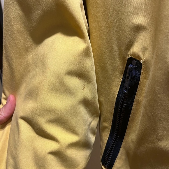 Vintage Sportsmaster USA Polarfleece jacket yellow Snoopy Senior World Hockey - Picture 9 of 14